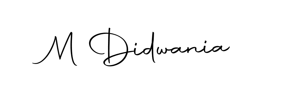 How to make M Didwania signature? Autography-DOLnW is a professional autograph style. Create handwritten signature for M Didwania name. M Didwania signature style 10 images and pictures png