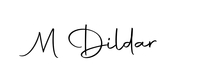 Make a beautiful signature design for name M Dildar. With this signature (Autography-DOLnW) style, you can create a handwritten signature for free. M Dildar signature style 10 images and pictures png