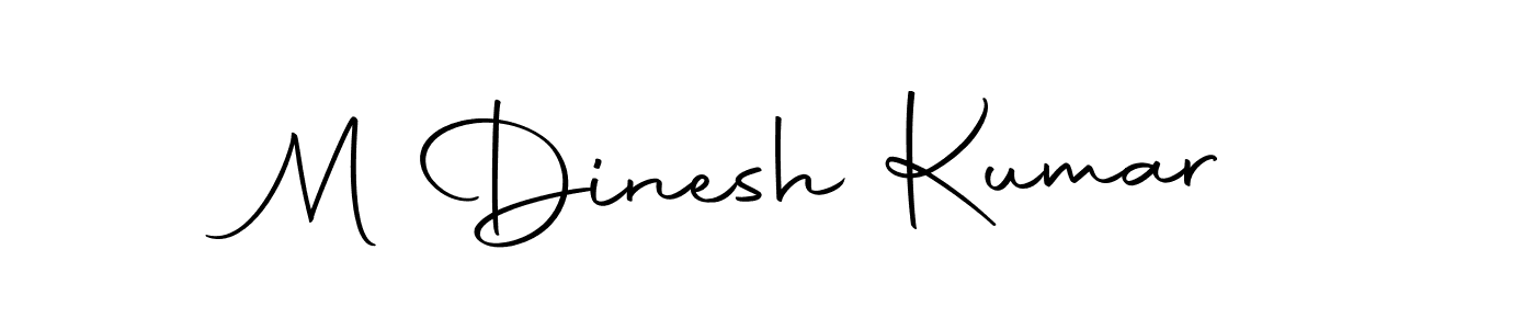 How to make M Dinesh Kumar signature? Autography-DOLnW is a professional autograph style. Create handwritten signature for M Dinesh Kumar name. M Dinesh Kumar signature style 10 images and pictures png