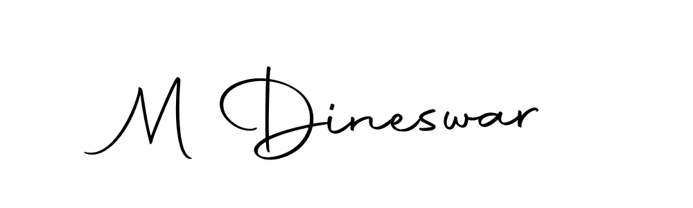 if you are searching for the best signature style for your name M Dineswar. so please give up your signature search. here we have designed multiple signature styles  using Autography-DOLnW. M Dineswar signature style 10 images and pictures png