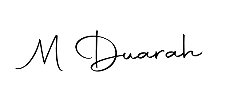 if you are searching for the best signature style for your name M Duarah. so please give up your signature search. here we have designed multiple signature styles  using Autography-DOLnW. M Duarah signature style 10 images and pictures png