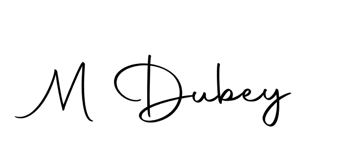 You should practise on your own different ways (Autography-DOLnW) to write your name (M Dubey) in signature. don't let someone else do it for you. M Dubey signature style 10 images and pictures png