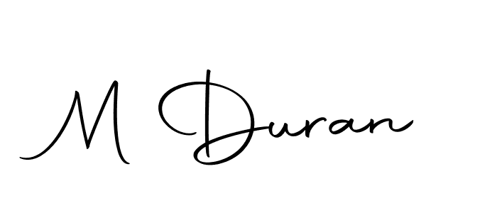You should practise on your own different ways (Autography-DOLnW) to write your name (M Duran) in signature. don't let someone else do it for you. M Duran signature style 10 images and pictures png