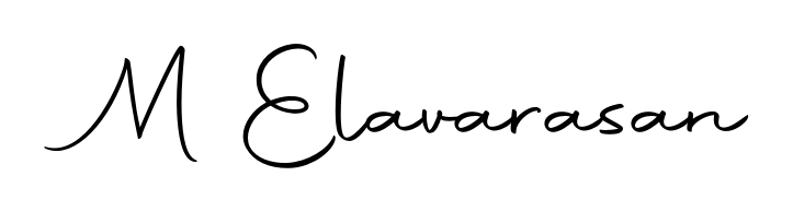 How to make M Elavarasan signature? Autography-DOLnW is a professional autograph style. Create handwritten signature for M Elavarasan name. M Elavarasan signature style 10 images and pictures png