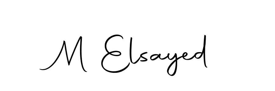 How to make M Elsayed name signature. Use Autography-DOLnW style for creating short signs online. This is the latest handwritten sign. M Elsayed signature style 10 images and pictures png