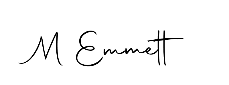 The best way (Autography-DOLnW) to make a short signature is to pick only two or three words in your name. The name M Emmett include a total of six letters. For converting this name. M Emmett signature style 10 images and pictures png