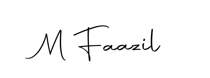 M Faazil stylish signature style. Best Handwritten Sign (Autography-DOLnW) for my name. Handwritten Signature Collection Ideas for my name M Faazil. M Faazil signature style 10 images and pictures png