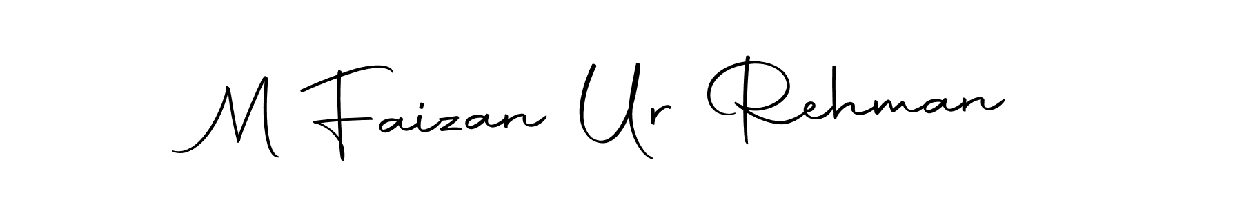 Design your own signature with our free online signature maker. With this signature software, you can create a handwritten (Autography-DOLnW) signature for name M Faizan Ur Rehman. M Faizan Ur Rehman signature style 10 images and pictures png
