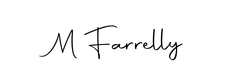 Design your own signature with our free online signature maker. With this signature software, you can create a handwritten (Autography-DOLnW) signature for name M Farrelly. M Farrelly signature style 10 images and pictures png