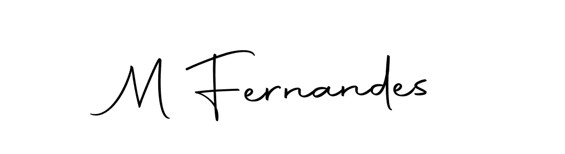 Use a signature maker to create a handwritten signature online. With this signature software, you can design (Autography-DOLnW) your own signature for name M Fernandes. M Fernandes signature style 10 images and pictures png