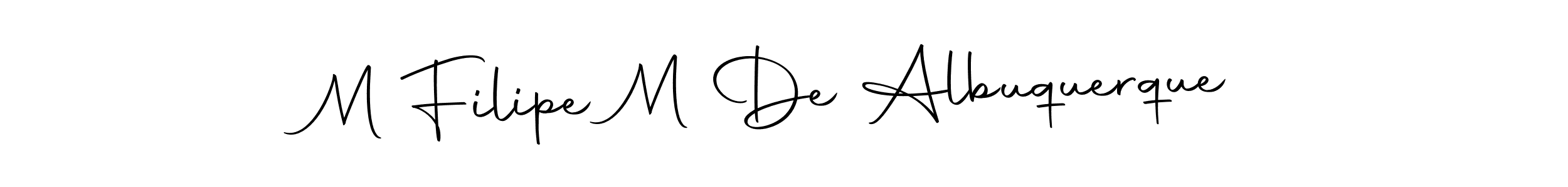 Once you've used our free online signature maker to create your best signature Autography-DOLnW style, it's time to enjoy all of the benefits that M Filipe M De Albuquerque name signing documents. M Filipe M De Albuquerque signature style 10 images and pictures png