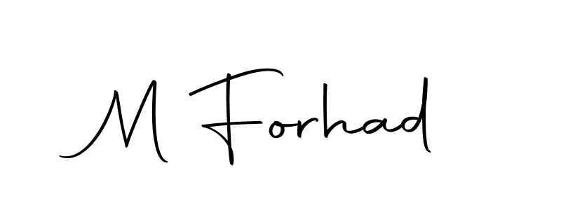 Autography-DOLnW is a professional signature style that is perfect for those who want to add a touch of class to their signature. It is also a great choice for those who want to make their signature more unique. Get M Forhad name to fancy signature for free. M Forhad signature style 10 images and pictures png
