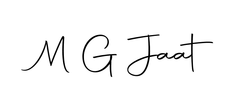 Design your own signature with our free online signature maker. With this signature software, you can create a handwritten (Autography-DOLnW) signature for name M G Jaat. M G Jaat signature style 10 images and pictures png