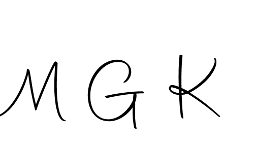 Make a beautiful signature design for name M G K. With this signature (Autography-DOLnW) style, you can create a handwritten signature for free. M G K signature style 10 images and pictures png