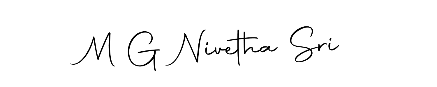 Make a beautiful signature design for name M G Nivetha Sri. With this signature (Autography-DOLnW) style, you can create a handwritten signature for free. M G Nivetha Sri signature style 10 images and pictures png