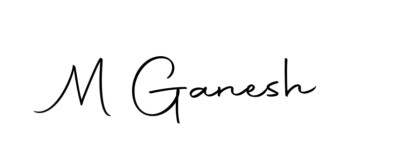 How to make M Ganesh name signature. Use Autography-DOLnW style for creating short signs online. This is the latest handwritten sign. M Ganesh signature style 10 images and pictures png