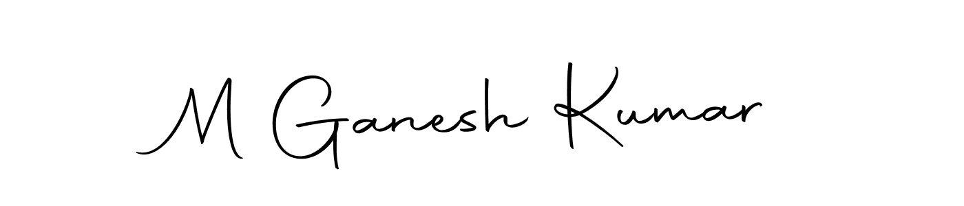 The best way (Autography-DOLnW) to make a short signature is to pick only two or three words in your name. The name M Ganesh Kumar include a total of six letters. For converting this name. M Ganesh Kumar signature style 10 images and pictures png