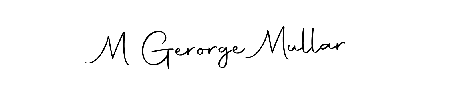 Similarly Autography-DOLnW is the best handwritten signature design. Signature creator online .You can use it as an online autograph creator for name M Gerorge Mullar. M Gerorge Mullar signature style 10 images and pictures png