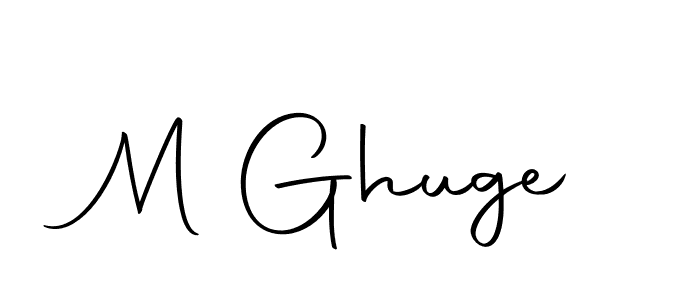 You should practise on your own different ways (Autography-DOLnW) to write your name (M Ghuge) in signature. don't let someone else do it for you. M Ghuge signature style 10 images and pictures png