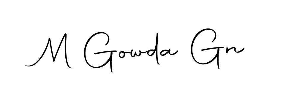 Make a short M Gowda Gn signature style. Manage your documents anywhere anytime using Autography-DOLnW. Create and add eSignatures, submit forms, share and send files easily. M Gowda Gn signature style 10 images and pictures png