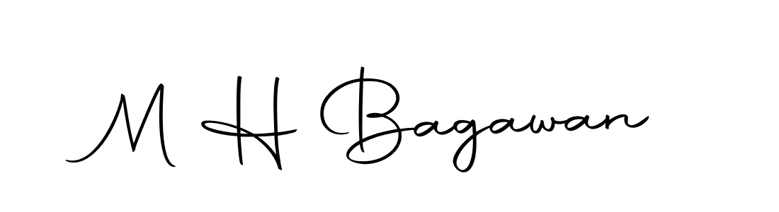 Design your own signature with our free online signature maker. With this signature software, you can create a handwritten (Autography-DOLnW) signature for name M H Bagawan. M H Bagawan signature style 10 images and pictures png