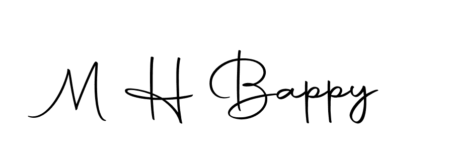 M H Bappy stylish signature style. Best Handwritten Sign (Autography-DOLnW) for my name. Handwritten Signature Collection Ideas for my name M H Bappy. M H Bappy signature style 10 images and pictures png