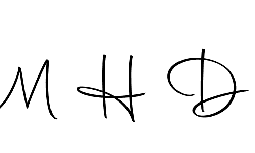 How to make M H D name signature. Use Autography-DOLnW style for creating short signs online. This is the latest handwritten sign. M H D signature style 10 images and pictures png