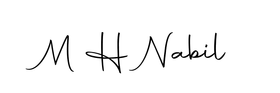 Best and Professional Signature Style for M H Nabil. Autography-DOLnW Best Signature Style Collection. M H Nabil signature style 10 images and pictures png