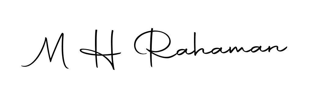 Here are the top 10 professional signature styles for the name M H Rahaman. These are the best autograph styles you can use for your name. M H Rahaman signature style 10 images and pictures png