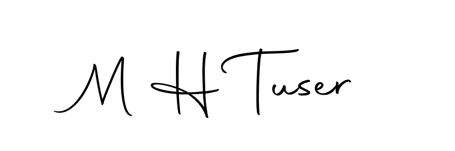 Make a beautiful signature design for name M H Tuser. Use this online signature maker to create a handwritten signature for free. M H Tuser signature style 10 images and pictures png