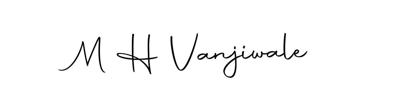 Design your own signature with our free online signature maker. With this signature software, you can create a handwritten (Autography-DOLnW) signature for name M H Vanjiwale. M H Vanjiwale signature style 10 images and pictures png