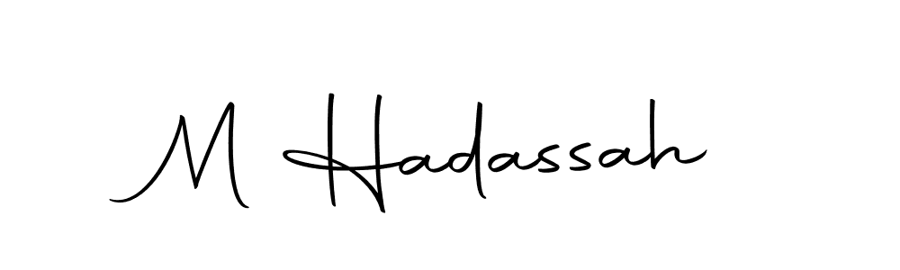 It looks lik you need a new signature style for name M Hadassah. Design unique handwritten (Autography-DOLnW) signature with our free signature maker in just a few clicks. M Hadassah signature style 10 images and pictures png