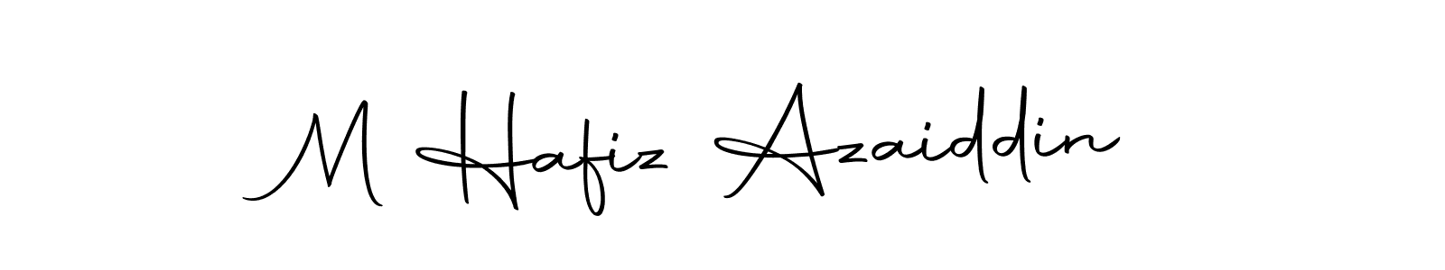 How to make M Hafiz Azaiddin signature? Autography-DOLnW is a professional autograph style. Create handwritten signature for M Hafiz Azaiddin name. M Hafiz Azaiddin signature style 10 images and pictures png