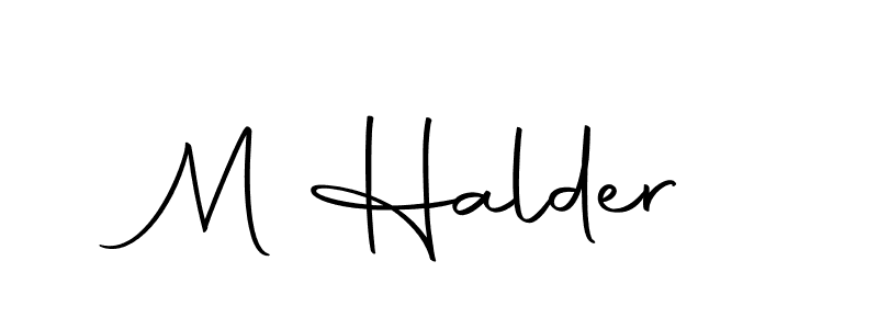 Also we have M Halder name is the best signature style. Create professional handwritten signature collection using Autography-DOLnW autograph style. M Halder signature style 10 images and pictures png