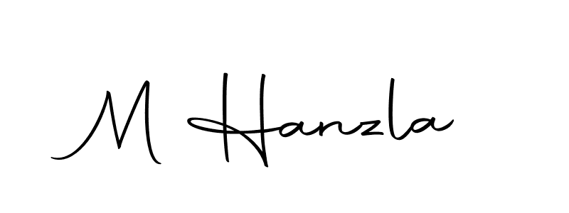 M Hanzla stylish signature style. Best Handwritten Sign (Autography-DOLnW) for my name. Handwritten Signature Collection Ideas for my name M Hanzla. M Hanzla signature style 10 images and pictures png