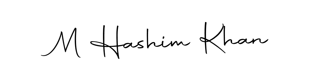 Design your own signature with our free online signature maker. With this signature software, you can create a handwritten (Autography-DOLnW) signature for name M Hashim Khan. M Hashim Khan signature style 10 images and pictures png