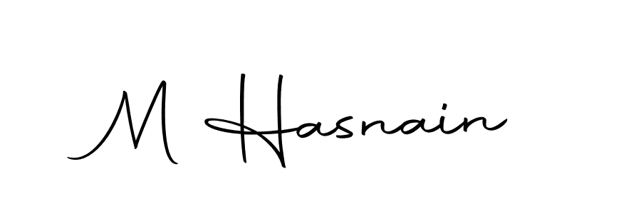 Make a beautiful signature design for name M Hasnain. Use this online signature maker to create a handwritten signature for free. M Hasnain signature style 10 images and pictures png