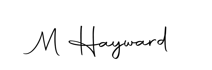 Make a beautiful signature design for name M Hayward. With this signature (Autography-DOLnW) style, you can create a handwritten signature for free. M Hayward signature style 10 images and pictures png