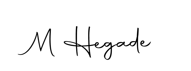 Design your own signature with our free online signature maker. With this signature software, you can create a handwritten (Autography-DOLnW) signature for name M Hegade. M Hegade signature style 10 images and pictures png