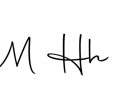 How to make M Hh signature? Autography-DOLnW is a professional autograph style. Create handwritten signature for M Hh name. M Hh signature style 10 images and pictures png