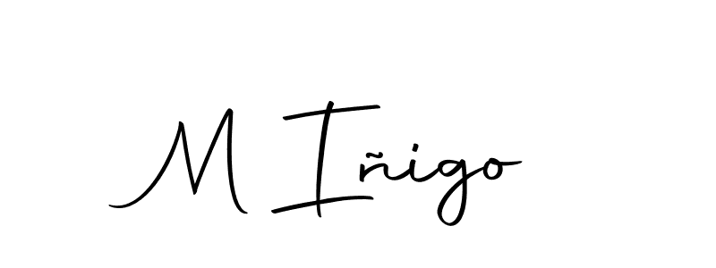 The best way (Autography-DOLnW) to make a short signature is to pick only two or three words in your name. The name M Iñigo include a total of six letters. For converting this name. M Iñigo signature style 10 images and pictures png