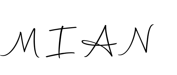 You should practise on your own different ways (Autography-DOLnW) to write your name (M I A N) in signature. don't let someone else do it for you. M I A N signature style 10 images and pictures png