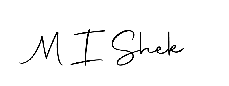 Similarly Autography-DOLnW is the best handwritten signature design. Signature creator online .You can use it as an online autograph creator for name M I Shek. M I Shek signature style 10 images and pictures png