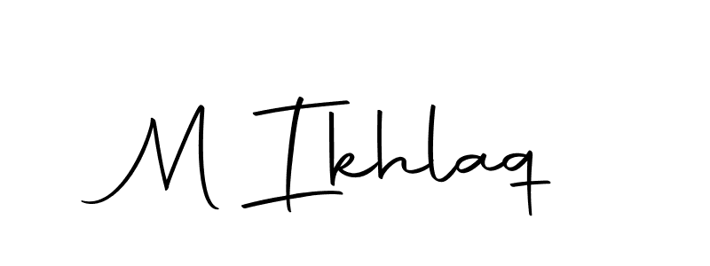 This is the best signature style for the M Ikhlaq name. Also you like these signature font (Autography-DOLnW). Mix name signature. M Ikhlaq signature style 10 images and pictures png