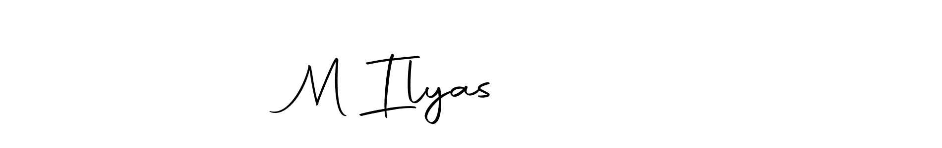 Similarly Autography-DOLnW is the best handwritten signature design. Signature creator online .You can use it as an online autograph creator for name M Ilyas الیا س. M Ilyas الیا س signature style 10 images and pictures png