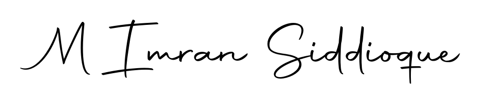 You should practise on your own different ways (Autography-DOLnW) to write your name (M Imran Siddioque) in signature. Don't let someone else do it for you. M Imran Siddioque signature style 10 images and pictures png