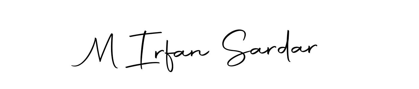 Make a beautiful signature design for name M Irfan Sardar. With this signature (Autography-DOLnW) style, you can create a handwritten signature for free. M Irfan Sardar signature style 10 images and pictures png