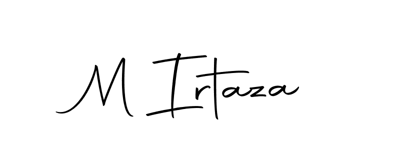 The best way (Autography-DOLnW) to make a short signature is to pick only two or three words in your name. The name M Irtaza include a total of six letters. For converting this name. M Irtaza signature style 10 images and pictures png