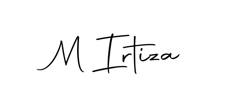Use a signature maker to create a handwritten signature online. With this signature software, you can design (Autography-DOLnW) your own signature for name M Irtiza. M Irtiza signature style 10 images and pictures png
