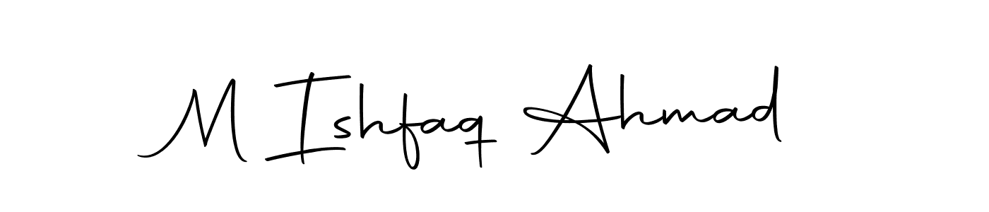 Design your own signature with our free online signature maker. With this signature software, you can create a handwritten (Autography-DOLnW) signature for name M Ishfaq Ahmad. M Ishfaq Ahmad signature style 10 images and pictures png